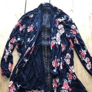 Floral cardigan